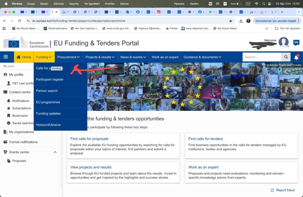eu funding portal